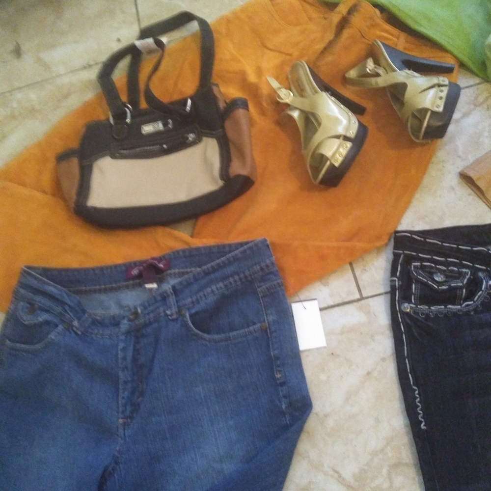 Lot of fashionable clothing